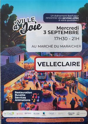 Ville à joie à Velleclaire 