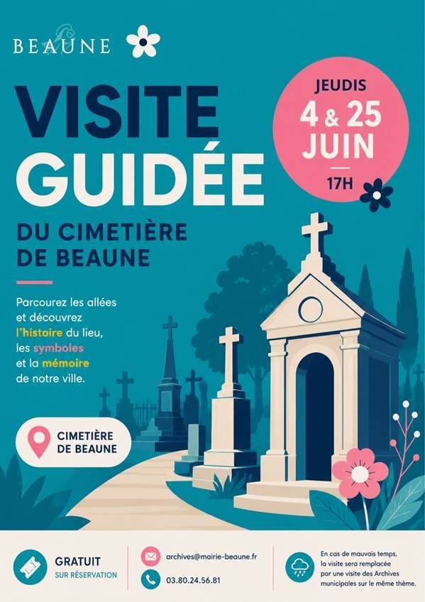 À la découverte du cimetière de Beaune, avec le service des archives municipales