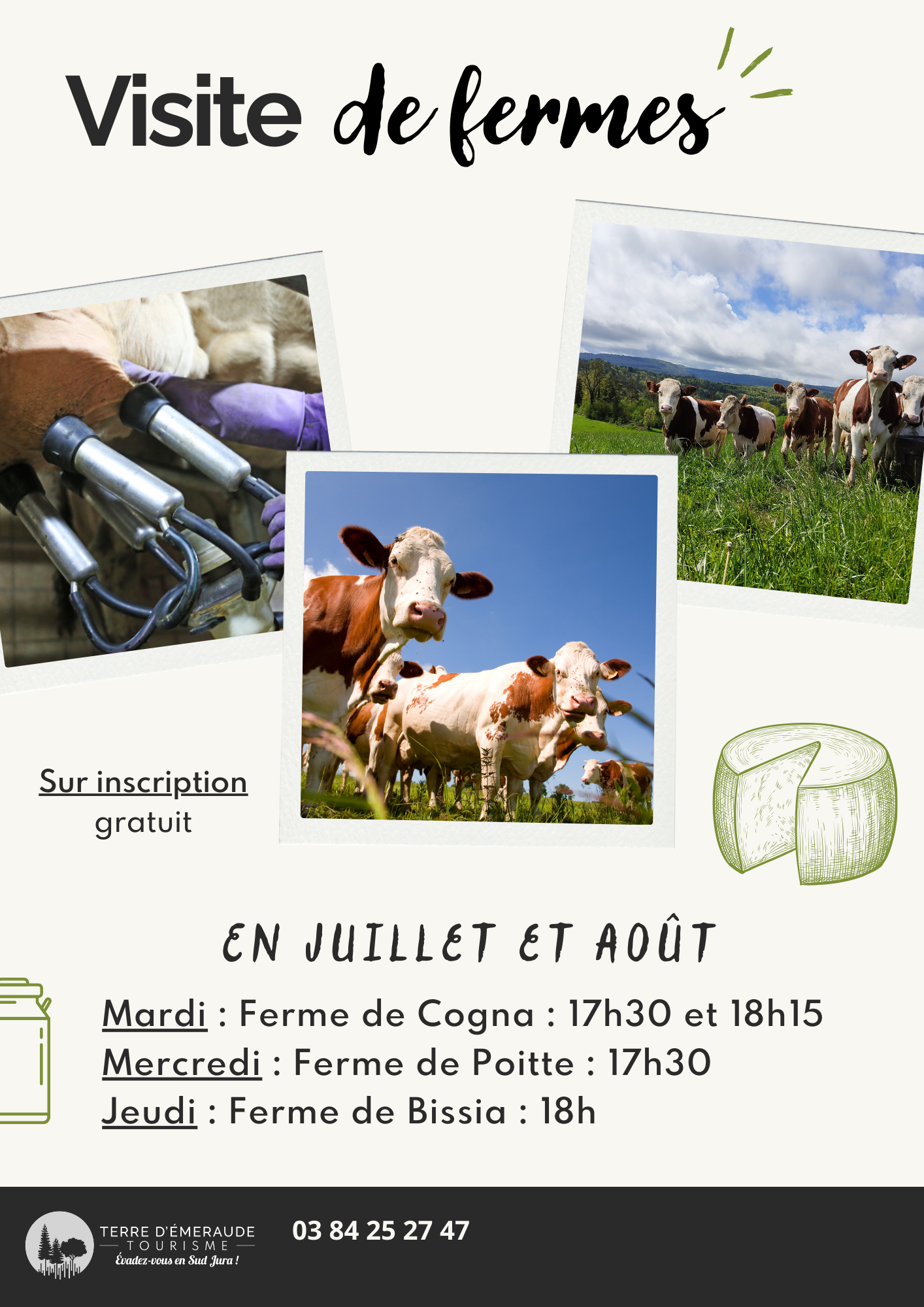 2024 affiches sorties et VG - visite de ferme