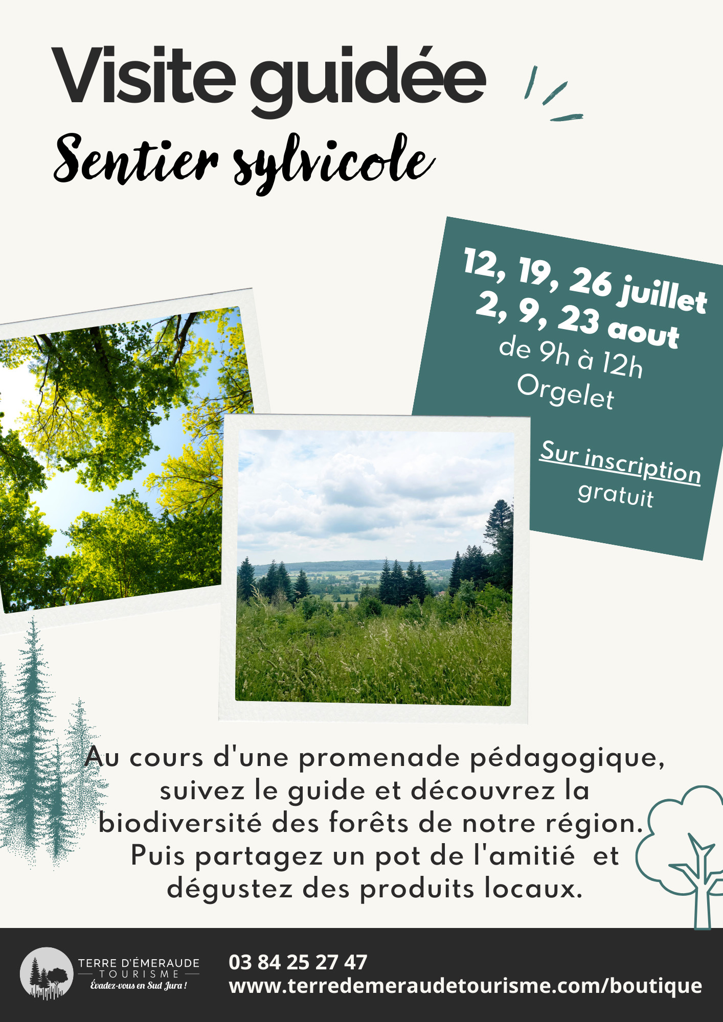 visite guidée du sentier sylvicole
