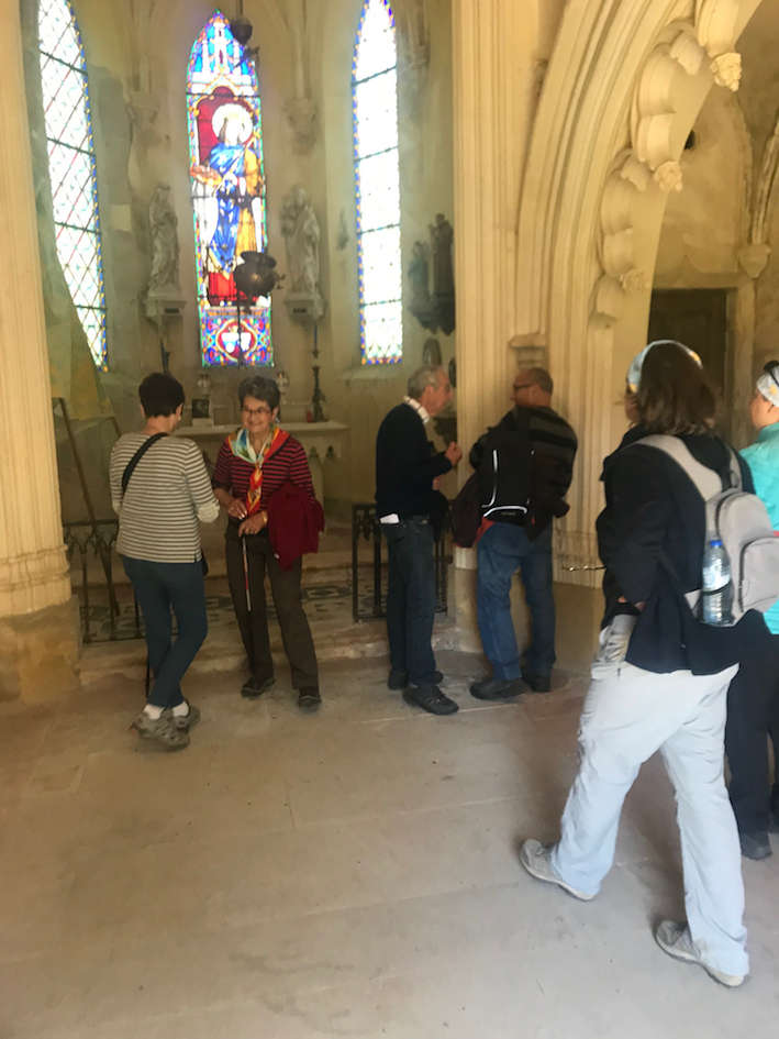 visite intérieur chapelle Ronde des châteaux 2019