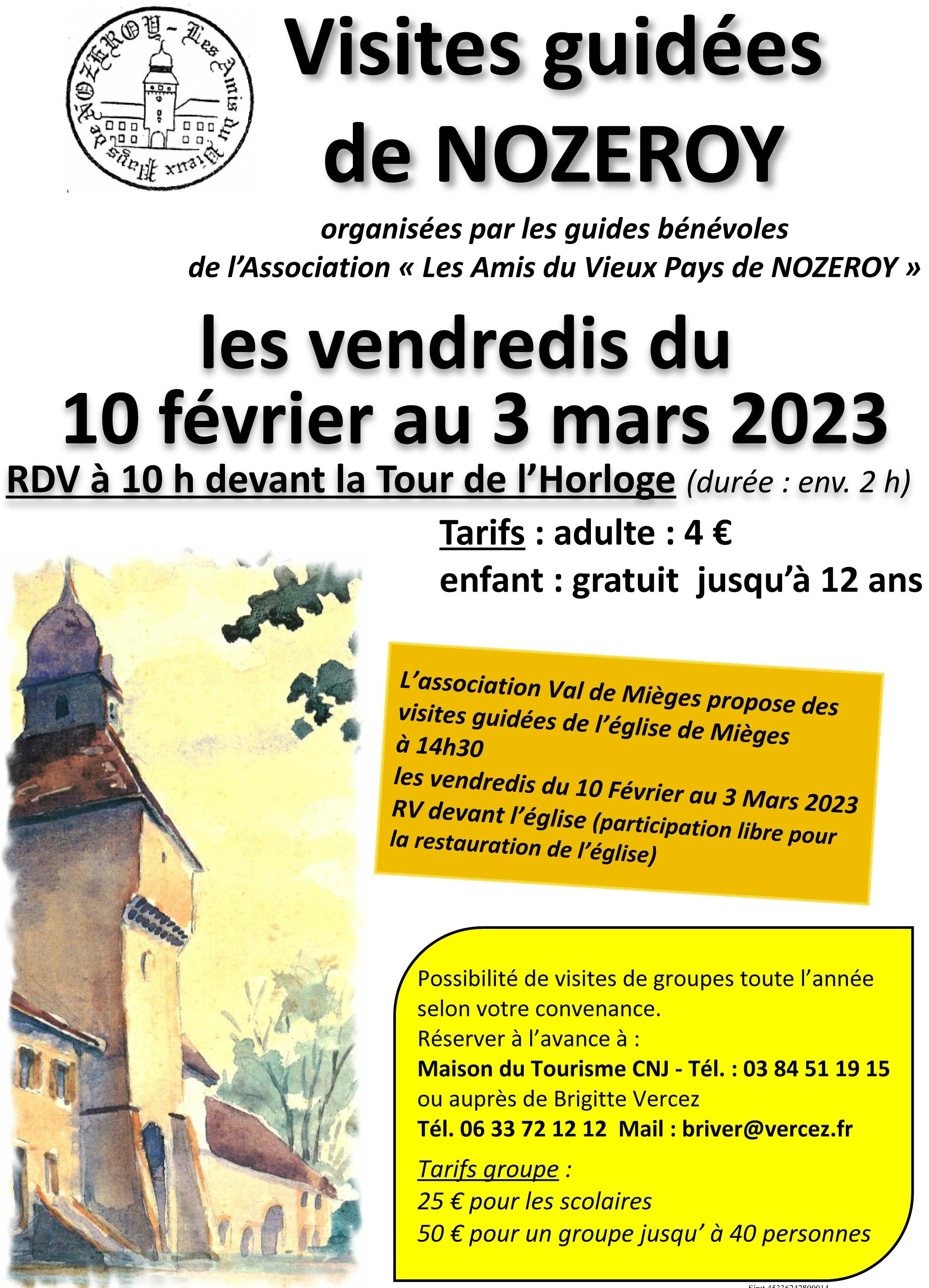 visites guidées NOZEROY  FEVRIER 2023 internet
