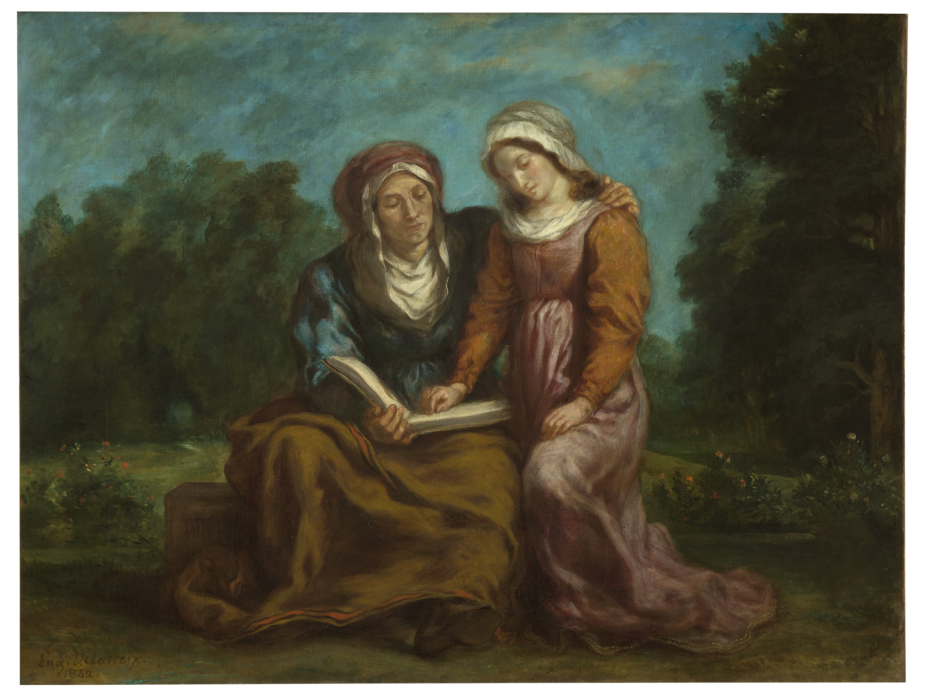 Delacroix, Education de la Vierge, Musée national Eugène-Delacroix