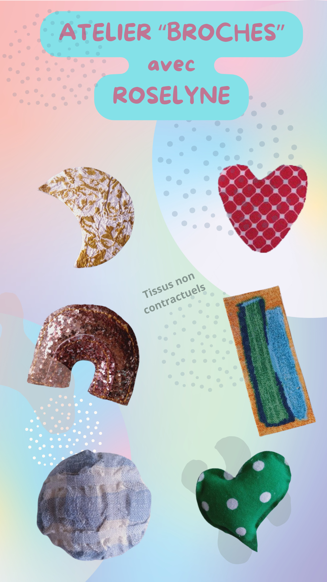 Coloré Dégradé Rond Formes Citation Story Instagram