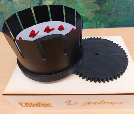 Atelier : Réalisation d'un zootrope à l'Atelier du Pavillon des Sciences