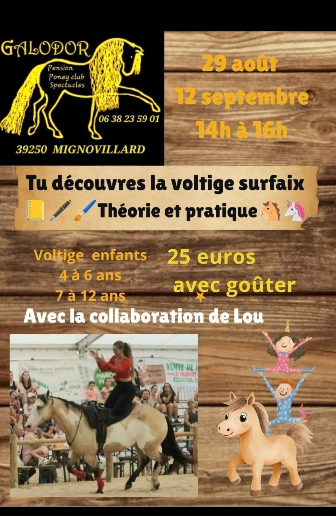 Découverte voltige