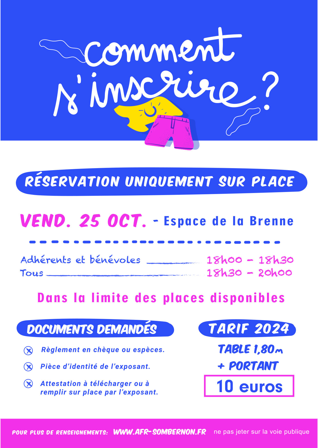 Inscriptions Vide Penderie 2024