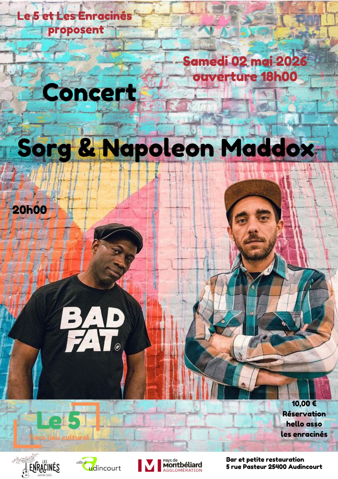 Concert Napoléon Maddox & Sorg