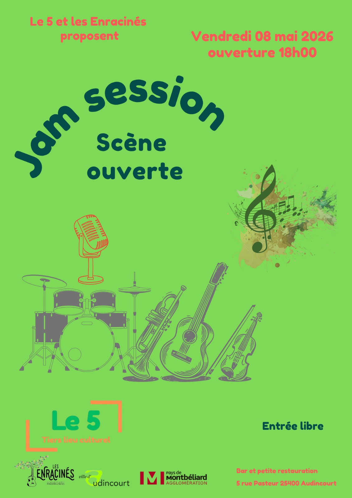 Jam Session - Scène ouverte